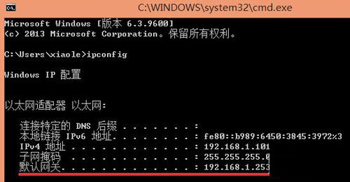 Win8系统如何查看默认网关？Win8系统查看默认网关的方法