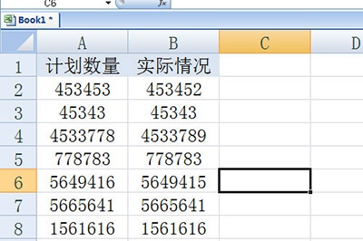 Excel怎么比较两列数据是否一样？