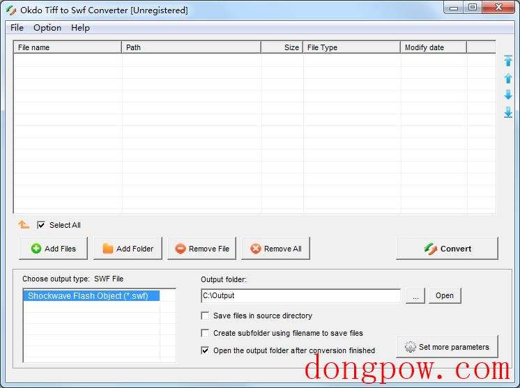 Okdo Tiff to Swf Converter