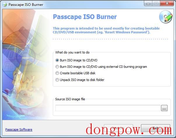 Passcape ISO Burner