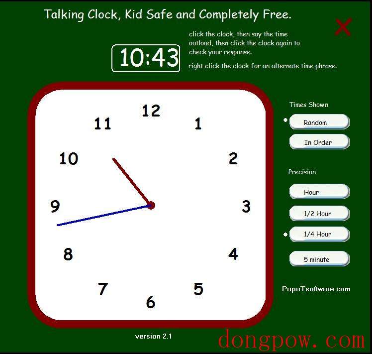 Talking Clock