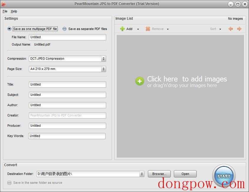 PearlMountain JPG to PDF Converter