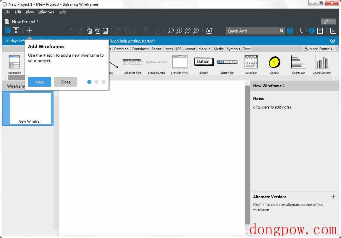 Balsamiq Wireframes