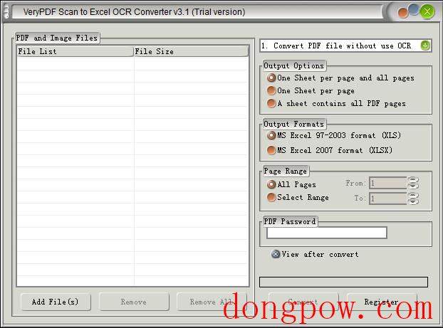 Scan to Excel OCR Converter