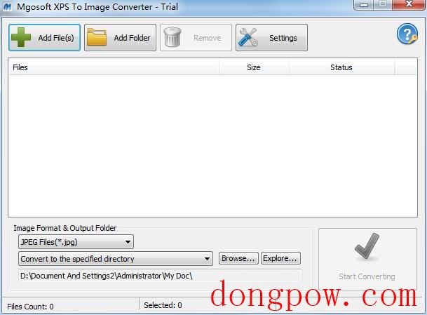 Mgosoft XPS To Image Converter