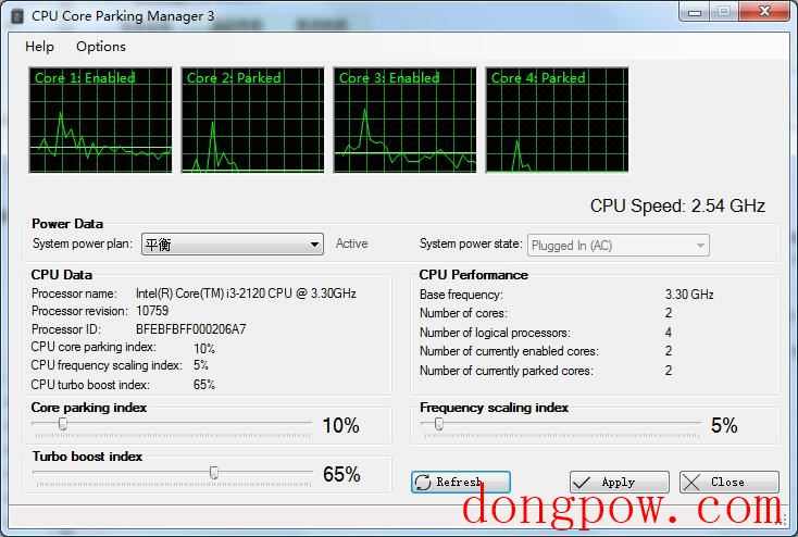 Cpu Core Parking Manager