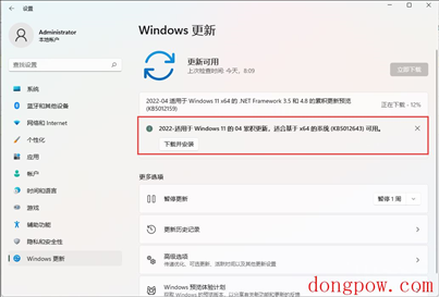 Win11 21H2 22000.652补丁