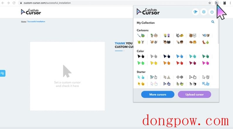 Custom Cursor for Chrome