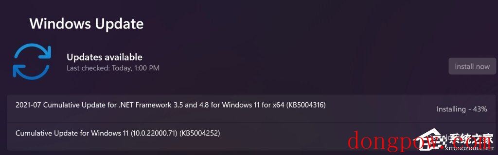 Win11 KB5004252离线更新补丁