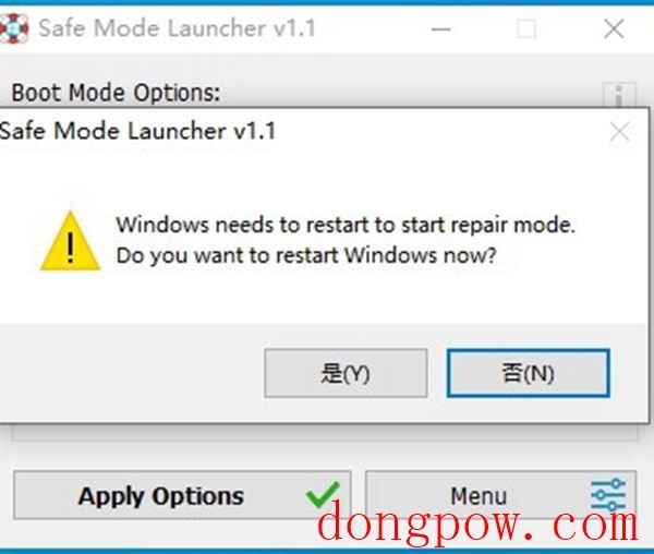 Safe Mode Launcher