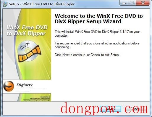 WinX Free DVD to DivX Ripper