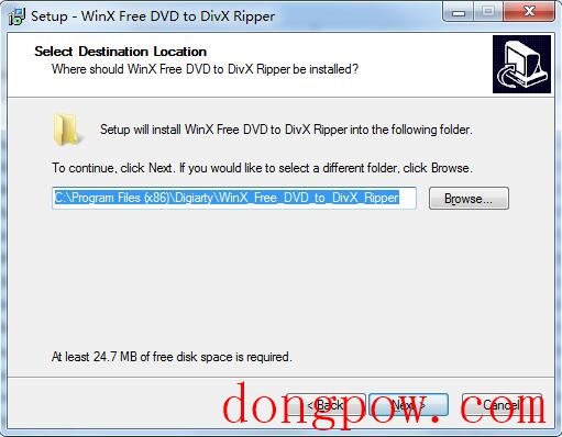 WinX Free DVD to DivX Ripper