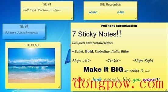 7 Sticky Notes