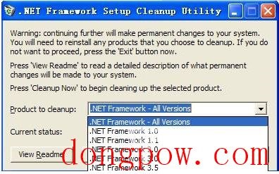 .NET Framework Cleanup Tool