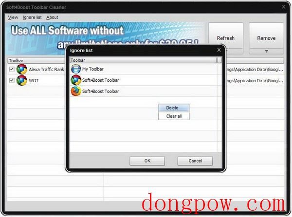 Soft4Boost Toolbar Cleaner