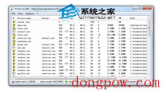 procx(进程管理) V1.0 绿色版