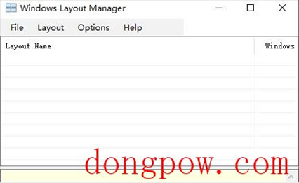 Windows Layout Manager