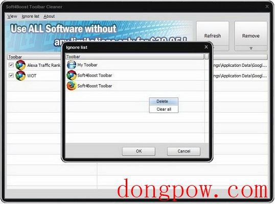 Soft4Boost Toolbar Cleaner