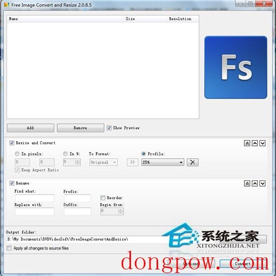 Free Image Convert And Resize V2.0.8.5 多国语言绿色免费版