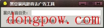  黑豆暴风影音去广告工具 V1.0 绿色版