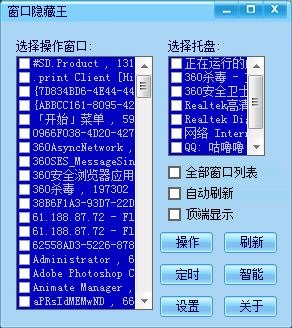  窗口隐藏王 V1.0 绿色版