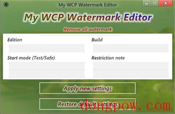  My WCP Watermark Editor（去水印工具） V1.1