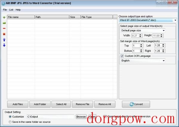  Ailt BMP JPG JPEG to Word Converter(图像转换工具) V6.7