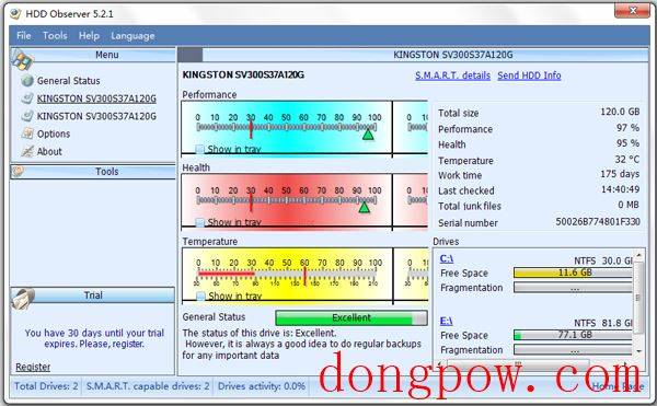 HDD Observer(磁盘工具) V5.2.1 