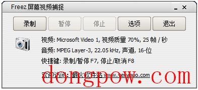 freez屏幕视频捕捉(Freez Screen Video Capture) V1.21 绿色中文版