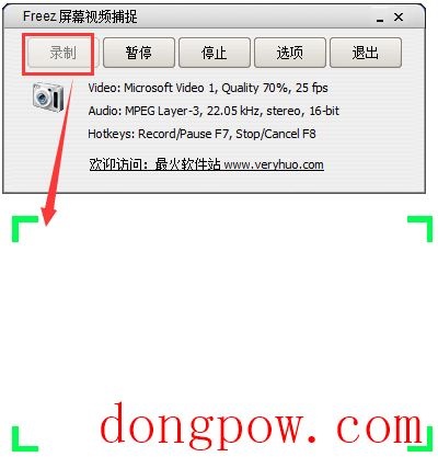 freez屏幕视频捕捉(Freez Screen Video Capture) V1.21 绿色中文版