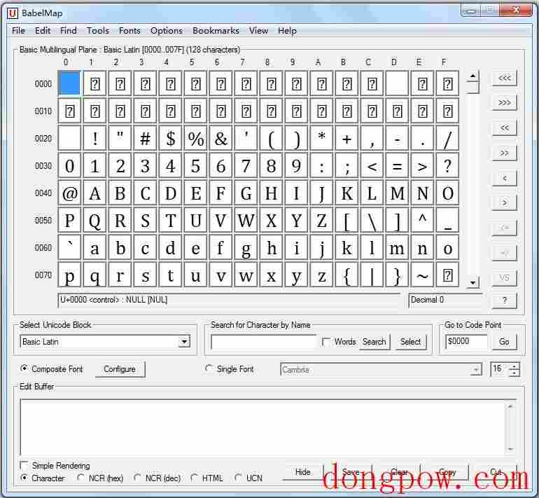 BabelMap(字符映射表) V10.0.0.5 英文绿色版