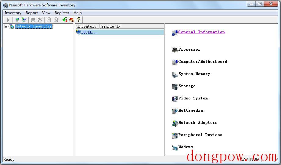 Nsasoft Hardware Software Inventory(局域网设备扫描软件) V1.5.3 英文破解版