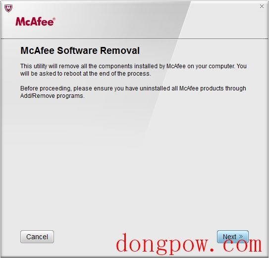 Mcafee(卸载工具) V8.0