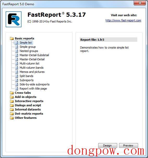 FastReport(报表控件) V5.3.17 多国语言版