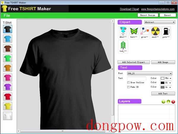 Free TSHIRT Maker(T恤图案设计) V1.0 绿色版