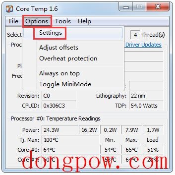 Core Temp(检测CPU温度软件)