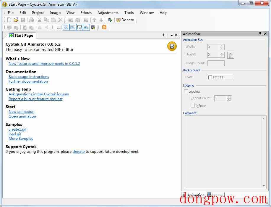 Cyotek Gif Animator(GIF图片制作软件) V0.0.5.2