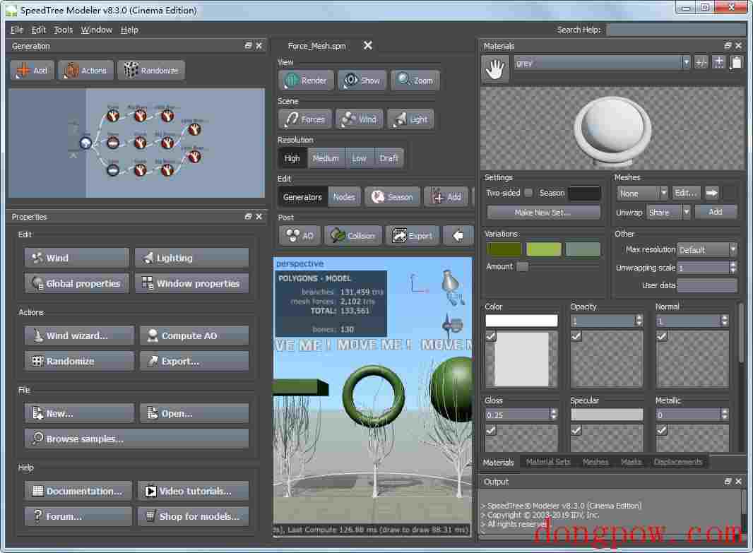 SpeedTree Modeler(三维树木建模软件) V8.3.0