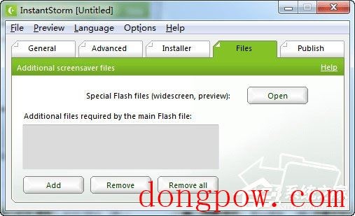 InstantStorm(Flash屏保制作软件) V2.0.1