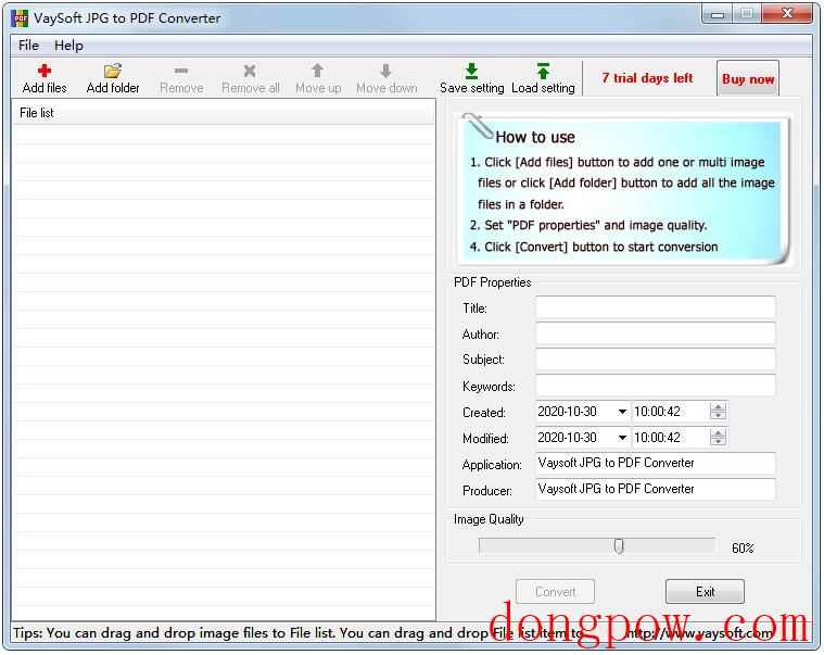 VaySoft JPG to PDF Converter(JPG转PD