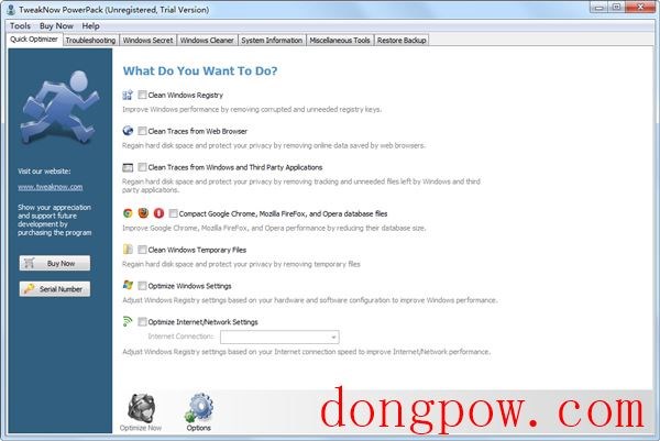 TweakNow PowerPack(系统优化工具箱) V4.6.0 英文版