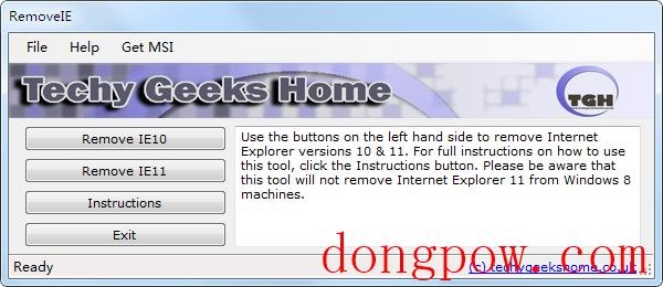 RemoveIE(IE10卸载工具) V3.4 绿色版