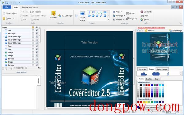 TBS Cover Editor(包装设计软件) V2.6.1.5327