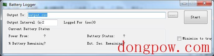 Battery Logger(电池监控软件) V1.0 绿色版