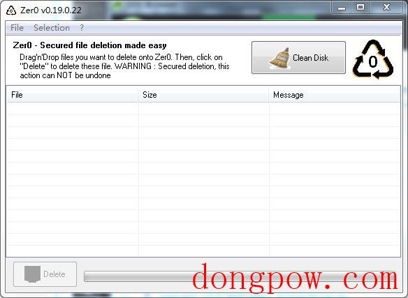 Zer0(文件强制粉碎) V0.19.0.22 英文版