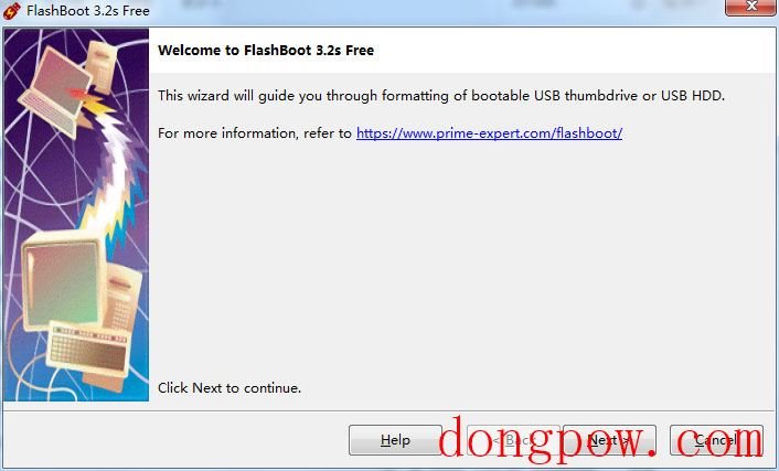 FlashBoot(制作USB闪存启动盘工具) V3.2s 英文版