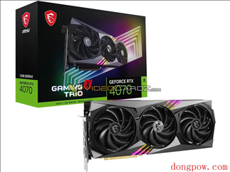 微星下周即将发布的 RTX 4070 显卡外观