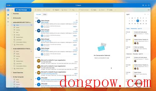 macOS 版 Outlook 应用更新：引入多账