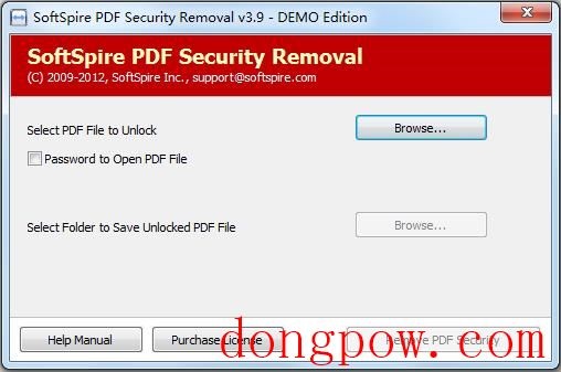 SoftSpire PDF Security Removal