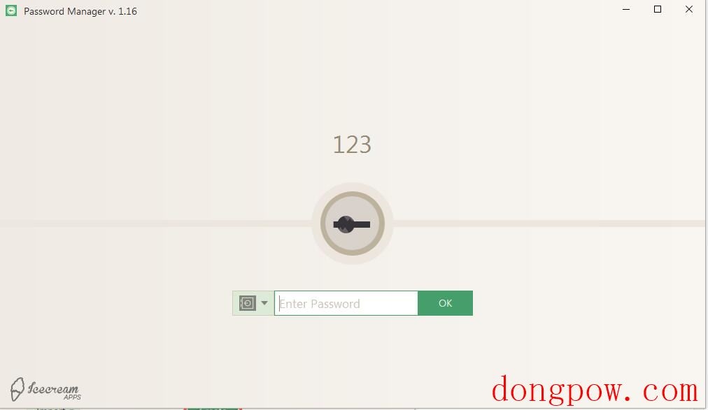 Icecream Password Manager
